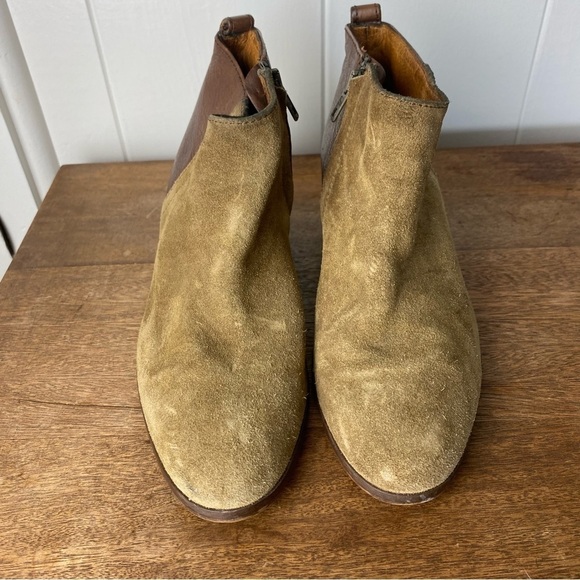 Madewell Charley Leather Suede Ankle Boots in Cigar size 7 - Picture 3 of 10